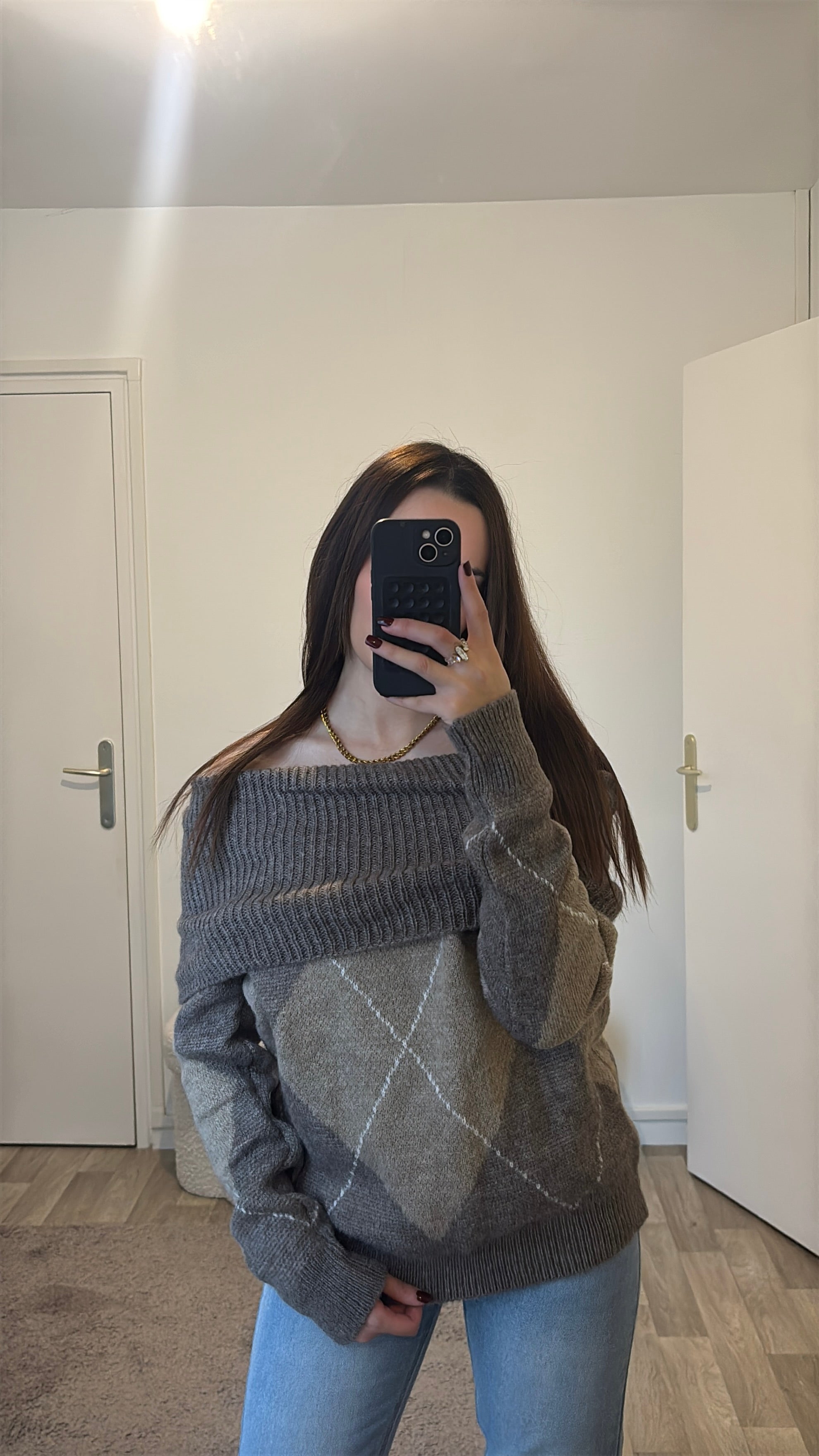 Pull rectangle choco