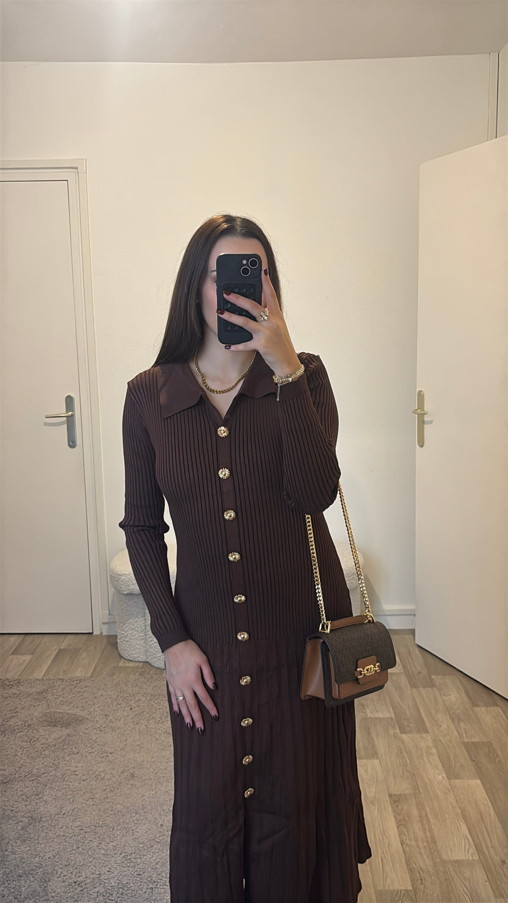 Longue robe choco