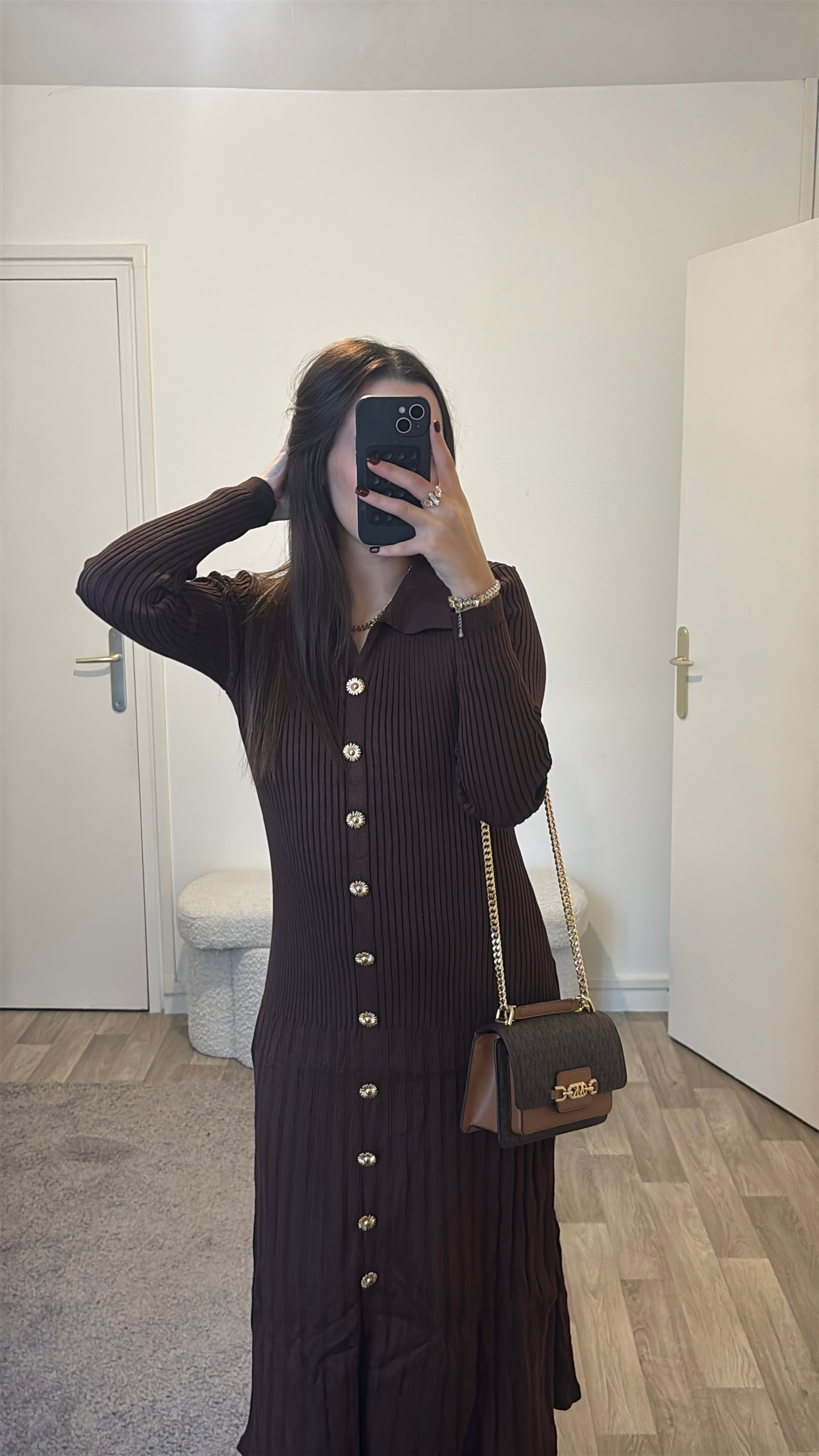 Longue robe choco