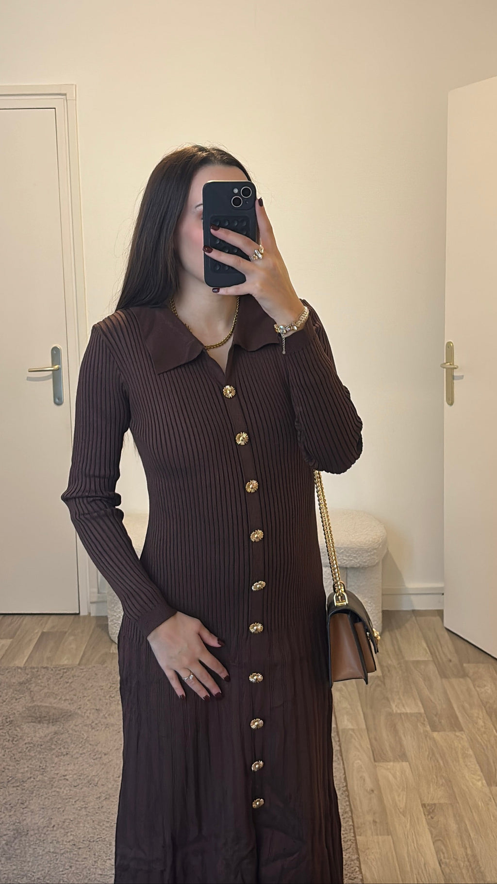Longue robe choco