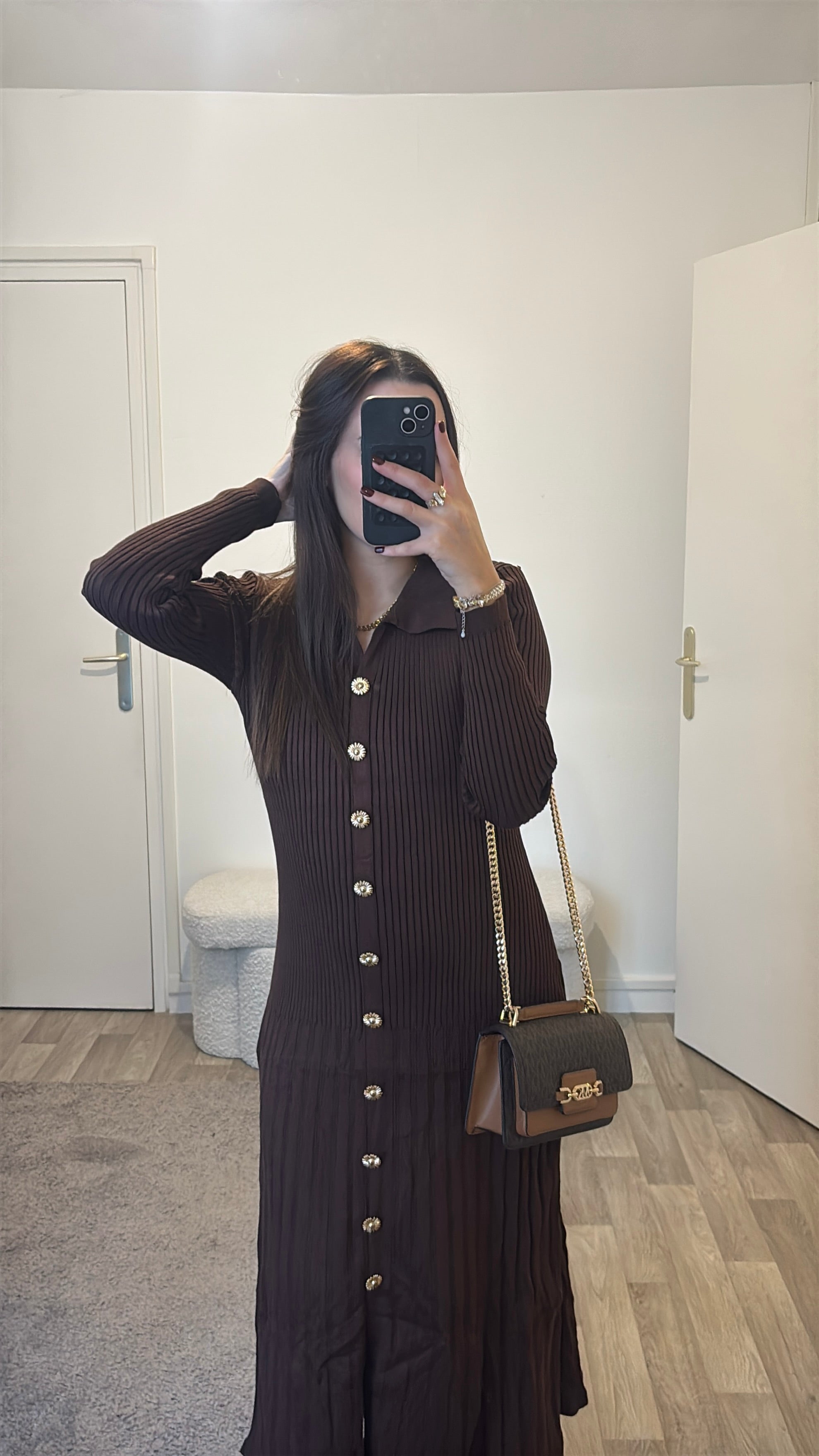 Longue robe choco
