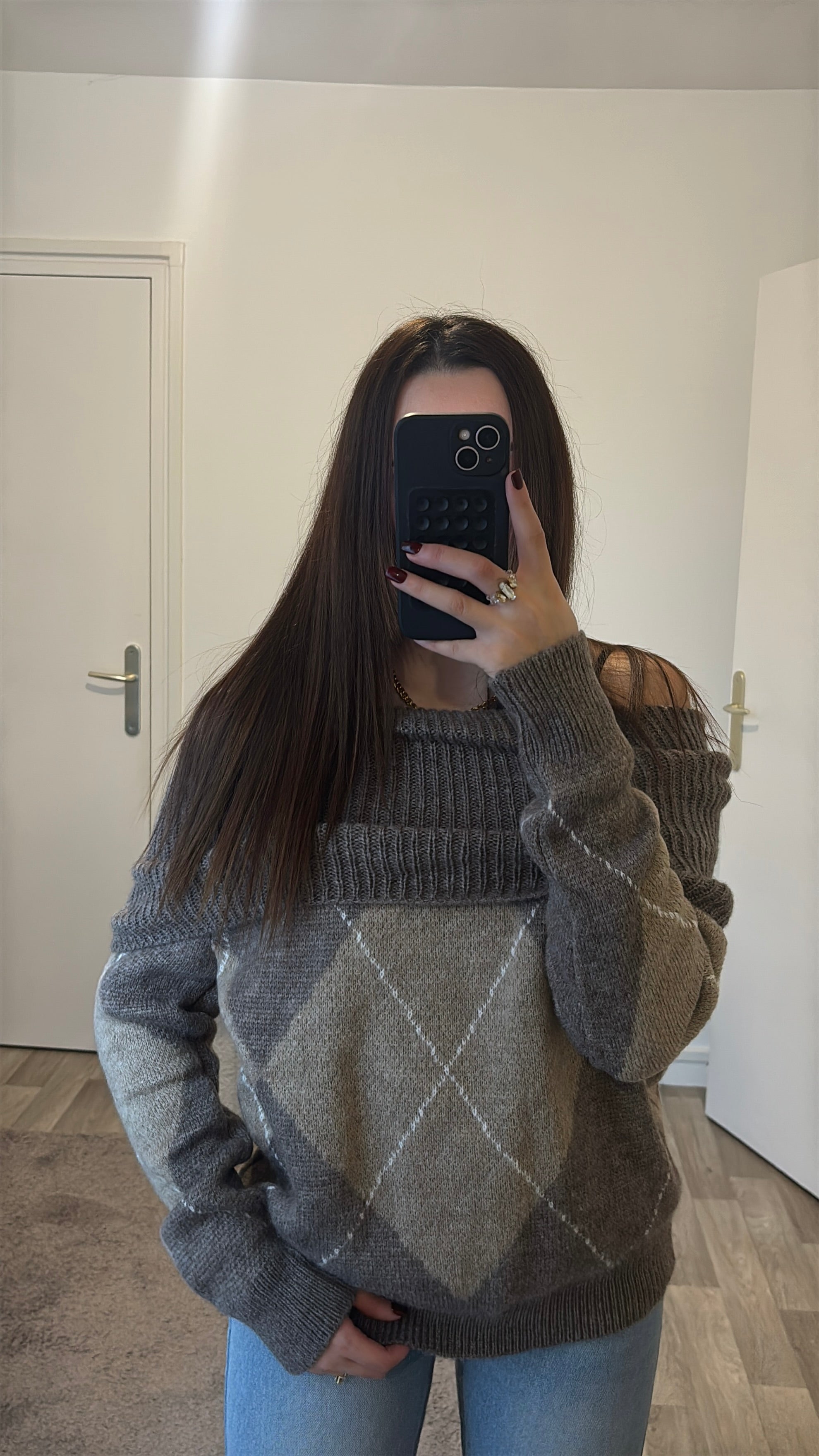 Pull rectangle choco